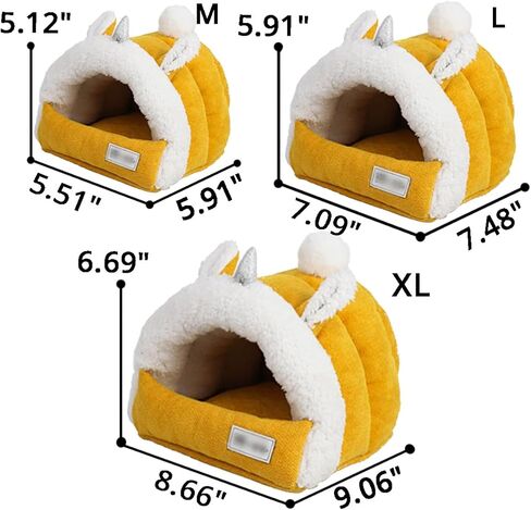 MANON ROSA Hamster Hideout Winter Bed - Cozy Pet Cage Accessory Heating Pad & Hanging Hammock Small Animals Syrian Sugar Gliders Chinchillas Squirrels Guinea Pigs Rats Rabbit Ear Blue L in Kuwait