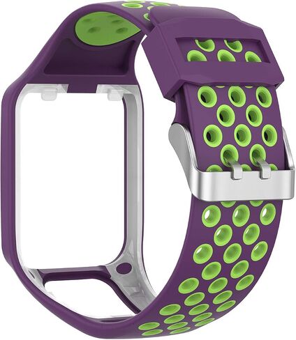 Soft Silicone Replacement Accessory Watch Band Wrist Strap Bracelet for Tomtom Runner 2/3 Series, Spark 3, Golfer 2, Adventurer Smartwatch in Saudi Arabia