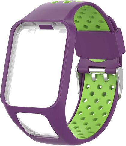 Soft Silicone Replacement Accessory Watch Band Wrist Strap Bracelet for Tomtom Runner 2/3 Series, Spark 3, Golfer 2, Adventurer Smartwatch in Saudi Arabia