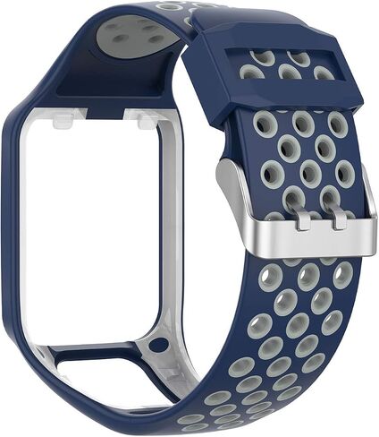 Soft Silicone Replacement Accessory Watch Band Wrist Strap Bracelet for Tomtom Runner 2/3 Series, Spark 3, Golfer 2, Adventurer Smartwatch in Saudi Arabia