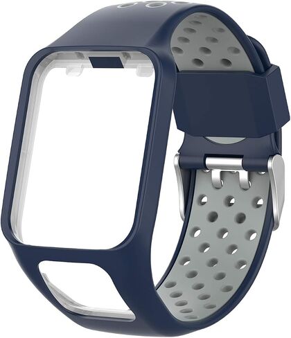 Soft Silicone Replacement Accessory Watch Band Wrist Strap Bracelet for Tomtom Runner 2/3 Series, Spark 3, Golfer 2, Adventurer Smartwatch in Saudi Arabia