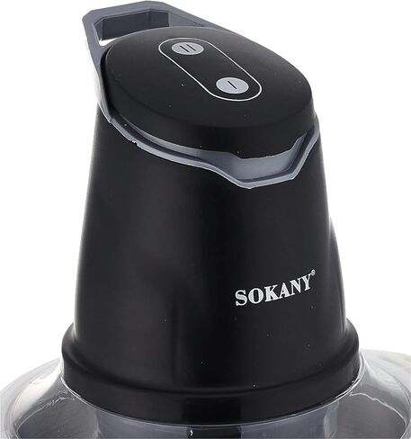 8 Cup Food Processor 8 Cup 400W, Electric Chopper & Meat Grinder, 4D Sharp Blades, 2 L Kitchen Cutter for Vegetable, Onion, Garlic, Meat, Nuts, and Baby Food Stainless Bowl in Saudi Arabia