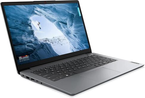 2022 Premium Lenovo Ideapad, 14" HD Screen Lightweight Laptop, Dual-Core Intel Celeron N4020 (Upto 2.8GHZ), 4GB RAM, 64GB eMMC, WiFi, Bluetooth, Webcam, Long Hours, Window 11S+HubxcelAccessory in Saudi Arabia