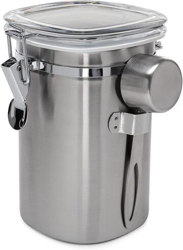 ماكينة تحضير القهوة الحرارية Cuisinart DGB850 الأوتوماتيكية بالكامل للطحن والتحضير (10 أكواب) مع حزمة علبة قهوة من الفولاذ المقاوم للصدأ (عنصران) in Saudi Arabia