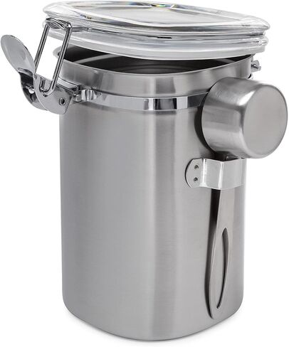 ماكينة تحضير القهوة الحرارية Cuisinart DGB850 الأوتوماتيكية بالكامل للطحن والتحضير (10 أكواب) مع حزمة علبة قهوة من الفولاذ المقاوم للصدأ (عنصران) in Saudi Arabia