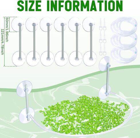 3 Sets Aquarium Floating Plant Corral Floating Plant Fence Aquarium Floating Plant Barrier Aquarium Fish Tank Accessories for Separates Floating Plants, Intercepting Floating Plants in Kuwait