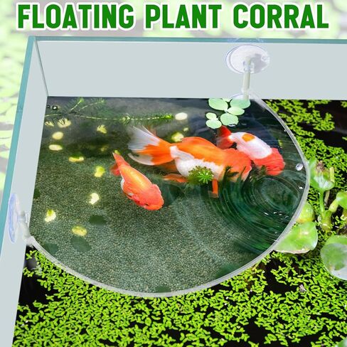 3 Sets Aquarium Floating Plant Corral Floating Plant Fence Aquarium Floating Plant Barrier Aquarium Fish Tank Accessories for Separates Floating Plants, Intercepting Floating Plants in Kuwait