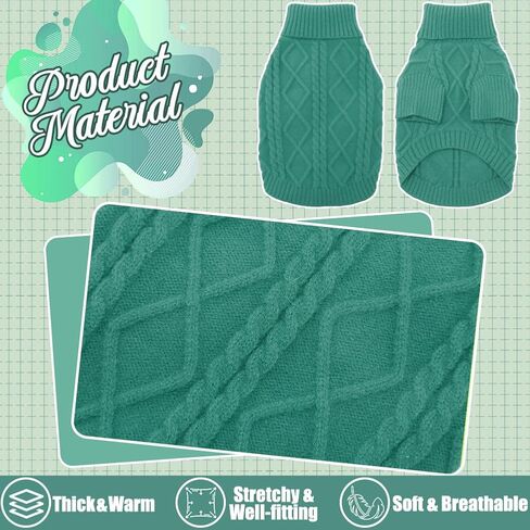 EMUST Cat Sweater, Knitted XS Dog Sweater, Pullover Sweaters for Cats, Dog Christmas Sweater for Small Medium Dogs Puppy Girl Boys,Orange XS in Kuwait