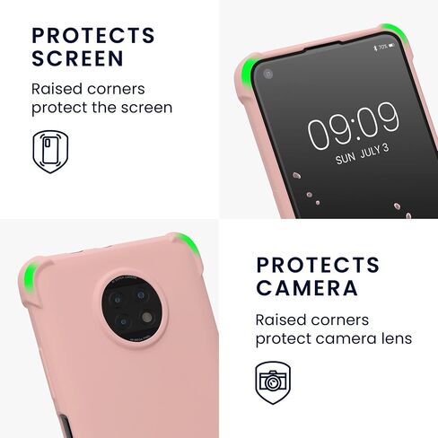 kwmobile Crossbody Case Compatible with Xiaomi Redmi Note 9T Case - TPU Silicone Cover with Strap - Lavender in Saudi Arabia