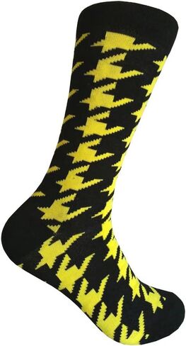Men's Mid Calf Yellow Dress Socks ,One size fits most men; Sock Size 10-13. in Saudi Arabia
