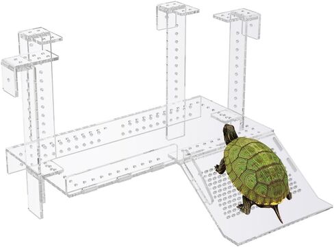 Adjustable Hanging Turtle Basking Platform - Versatile Terrarium Accessory for Turtles, Frogs, and Mor in Saudi Arabia