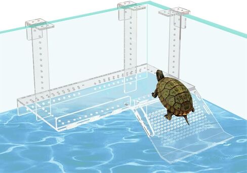 Adjustable Hanging Turtle Basking Platform - Versatile Terrarium Accessory for Turtles, Frogs, and Mor in Saudi Arabia