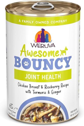 Weruva Awesome Bouncy, Chicken & Rice, 14oz Can (Pack of 10) in Saudi Arabia