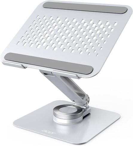 acer Adjustable Laptop Stand for Desk, Laptop Riser with 360 Rotating Base, Ergonomic Foldable Computer Holder Compatible with MacBook Pro Air, Tablet, All Notebooks 10-16 inch in Kuwait