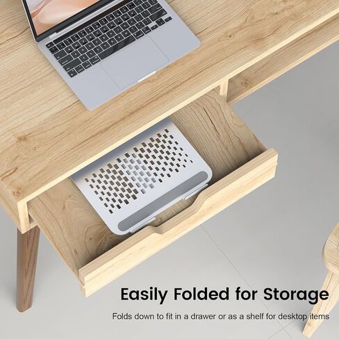 acer Adjustable Laptop Stand for Desk, Laptop Riser with 360 Rotating Base, Ergonomic Foldable Computer Holder Compatible with MacBook Pro Air, Tablet, All Notebooks 10-16 inch in Kuwait