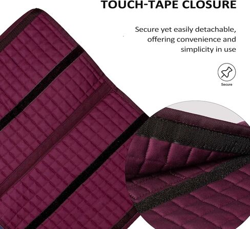 Harrison Howard Saddle Stand Suede Saver Adds Protection to Underside of Saddle Prevents Bar Indentations Secure Saddle Use with Saddle Rack, Saddle Saver Only Burgundy in Saudi Arabia