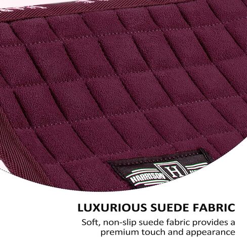 Harrison Howard Saddle Stand Suede Saver Adds Protection to Underside of Saddle Prevents Bar Indentations Secure Saddle Use with Saddle Rack, Saddle Saver Only Burgundy in Saudi Arabia