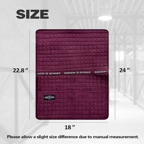 Harrison Howard Saddle Stand Suede Saver Adds Protection to Underside of Saddle Prevents Bar Indentations Secure Saddle Use with Saddle Rack, Saddle Saver Only Burgundy in Saudi Arabia