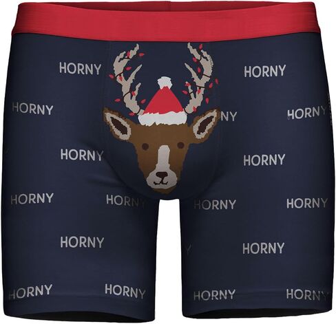 Tipsy Elves Men's Funny Christmas Underwear, Hilarious Xmas Boxer Briefs in Kuwait