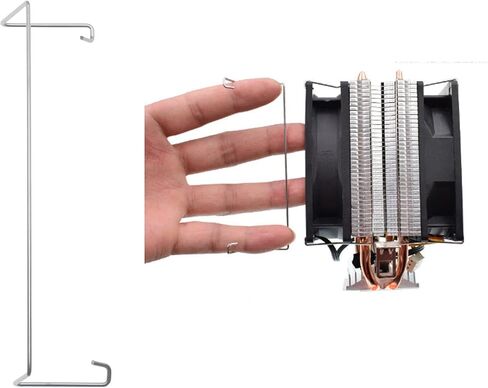 FDXGYH 2 Pcs CPU Heatsink Fan Buckle PC Mainboard CPU Radiator Fan 12CM Wire Buckle Down Hook Type Fixing Clip in Kuwait