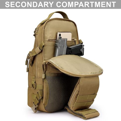 G4Free EDC حقيبة التكتيكية حقيبة الرافعة على ظهره رخوة الصدر الكتف حقيبة الاعتداء مستطيلة في الهواء الطلق Daypack in Kuwait