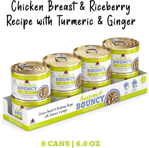 Weruva Awesome Bouncy, Chicken & Rice, 14oz Can (Pack of 10) in Saudi Arabia