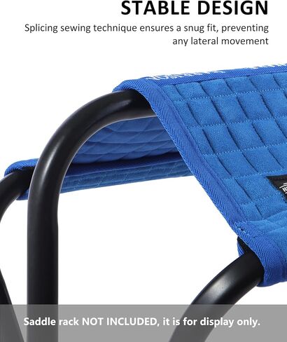 Harrison Howard Saddle Stand Suede Saver Adds Protection to Underside of Saddle Prevents Bar Indentations Secure Saddle Use with Saddle Rack, Saddle Saver Only Burgundy in Kuwait