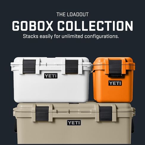 YETI LoadOut 30 GoBox Divided Cargo Case، الأراضي الرطبة البني، Gobox 30 - الأراضي الرطبة، Gobox 30 in Kuwait