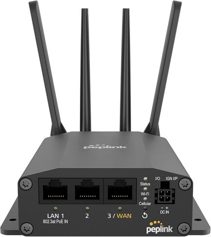 بيبلينك ماكس BR1 ميني (كات 7) | 2 × منفذ LAN، 1 × منفذ WAN| 1 × مودم LTE| فتحات SIM زائدة عن الحاجة | تشمل سنة واحدة من PrimeCare | MAX-BR1-MINI-LTEA-US-T-PRM (متجدد) in Saudi Arabia