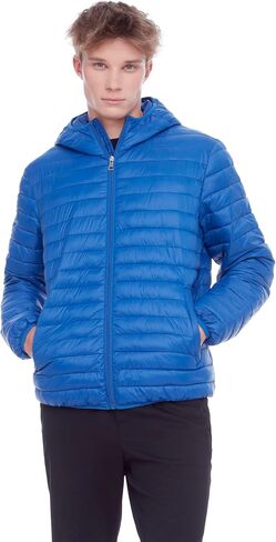 Alpine North Men’s Vegan Down Packable Puffer - Lightweight, Weather-Resistant Jacket with Hood For Men with Carry Bag in Saudi Arabia
