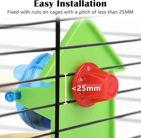 Hamster Toys for Hiding Rat Food,2 Pack Guinea Pig Enrichment Toys,Treat Dispensing Slow Feeder for Chinchilla,Small Animal Foraging Toys for Pet Rats,Hamster Supplies and Rat Cage Accessories in Saudi Arabia