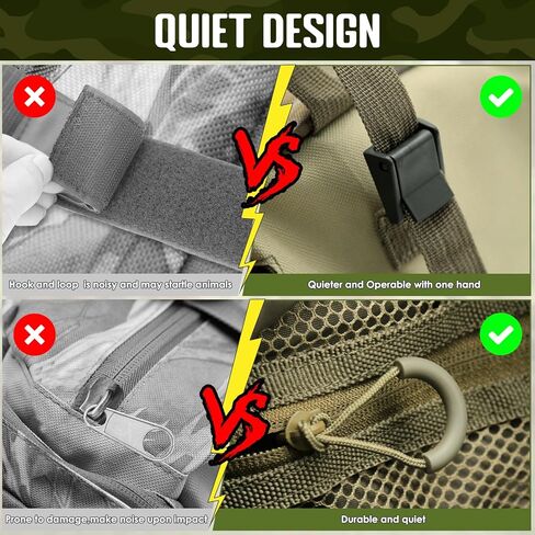 حقيبة تخزين أمامية من PUNCHMAN Treestands، حزمة صيد مموهة مقاومة للماء معلقة على حوامل الأشجار - جيوب متعددة للصيد من أجل إكسسوارات صيد الغزلان للرجال، تعمل مع تسلق الأشجار أو حوامل السلم in Kuwait