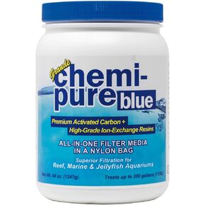 Boyd Enterprises CPBLU44 Chemi-Pure Blue Grande Aquarium Filtration, 44 oz, Black