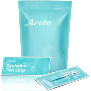 Areta 60 Ovulation Test Strips Kit: Accurate & Reliable for Women | Fast & Convenient Fertility Tracking | High Accuracy Ovulation Test Kit
