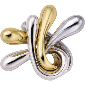 BePuzzled, Ripple Hanayama Cast Metal Brainteaser Puzzle Mensa Rated Level 5, for Ages 12 and Up