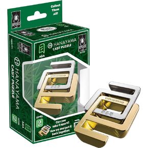 BePuzzled, A&A Hanayama Cast Metal Brain Teaser Puzzle Mensa Rated Level 2, for Ages 12 and Up