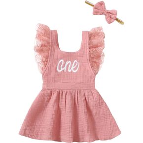 Baby Girl 1st Birthday Clothes First Birthday Outfit One Year Old Birthday Lace Dress