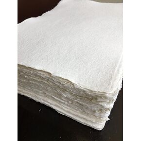 Khadi Paper from India- 6x8.25 Inch 140lb. Pack of 20 Sheets