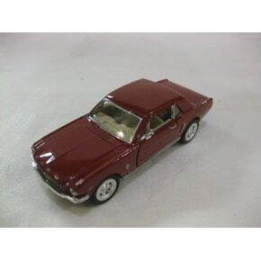1964 1/2 Ford Mustang In Red Diecast 1:36 Scale By Kinsmart