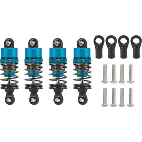 AMK RC Shocks 4pcs Oil Leakproof 1/10 RC Shocks 52mm-120mm for 1/10 RC Buggy Truggy On Road Touring Drift Cars Monster Trucks Upgrade Parts (1/10 RC Shocks 100mm Bule)