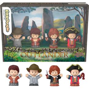 ​Little People Collector Outlander TV Show Special Edition Set for Adults & Fans, 4 Figures in a Display Box