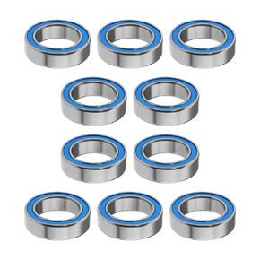 10PCS 6700RS Deep Groove Ball Bearings Double Rubber Seal Bearings Carbon Steel Compatible with Stampede 4x4 RC Models Off-Road Racing 10x15x4mm