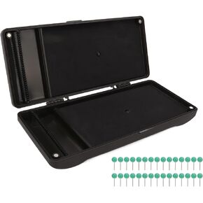 Carp Fishing Tackle Box, 2 Layer Stiff Hair Rig Board Rig Box for Fishing Line Hook