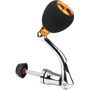 Fishing Reel Power Handle Replacement Rotary Power Knob Handle Metal Rocker Arm Grip For Spinning Fishing Reel Reel Power Handle Aluminum Alloy (Medium For 2000 & 3000 Gold) Daiwa Bg Handle Shakes