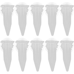 GLOGLOW 10Pcs Shrimp Feeding Cup, Automatic Fish Tank Feeding Cup Red Worm Funnel Cup Brine Shrimp Eggs Fish Food Feeder Feeding Tapered Funnel Aquarium Accessory
