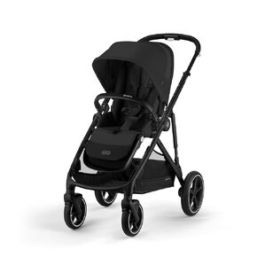Cybex Gazelle S Stroller, Modular Double Stroller for Infant and Toddler, Includes Detachable Shopping Basket, Over 20+ Configurations, Folds Flat for Easy Storage, Lava Grey