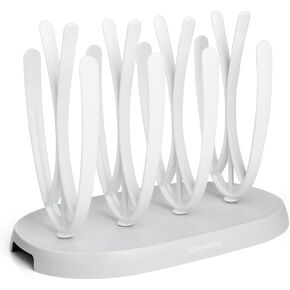 رف تجفيف زجاجات الأطفال من هيروبيليتي – 8 أذرع – متين – صينية تنقيط قابلة للفصل – آمنة للاستخدام في غسالة الأطباق – خالية من مادة BPA in Kuwait