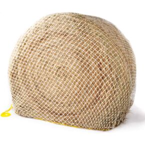 Heavy Gauge Round Bale Hay Net - Thick Net Slow Feeder for Horses - Nylon Net (Made Twice as Thick) - Easily Fits Bales [4x4-6x6]" or [3x3x8-4x4x8] 2.25" Holes