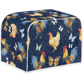 JEOCODY Alpaca Toaster Cover 2 Slice Blue for Kitchen Galaxy Print Toaster Dust Cover, Washable & Waterproof for Kitchen Universal Size Microwave Oven Dustproof Cover Women Gift