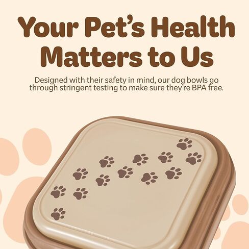 وعاء قابل للطي للحيوانات الأليفة بسعة 30 أونصة مع مقبض حلقي، وعاء طعام ومياه محمول للكلاب، سهل الحمل، أوعية سفر قابلة للطي للكلاب والقطط، مثالية للسفر والمشي والمشي لمسافات طويلة (كاكي) in Kuwait